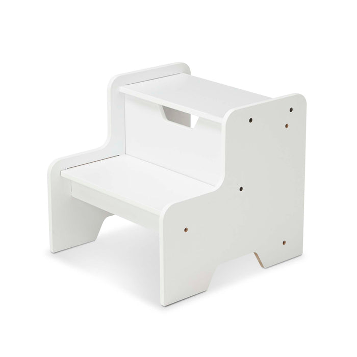 Wooden Step Stool - White G2