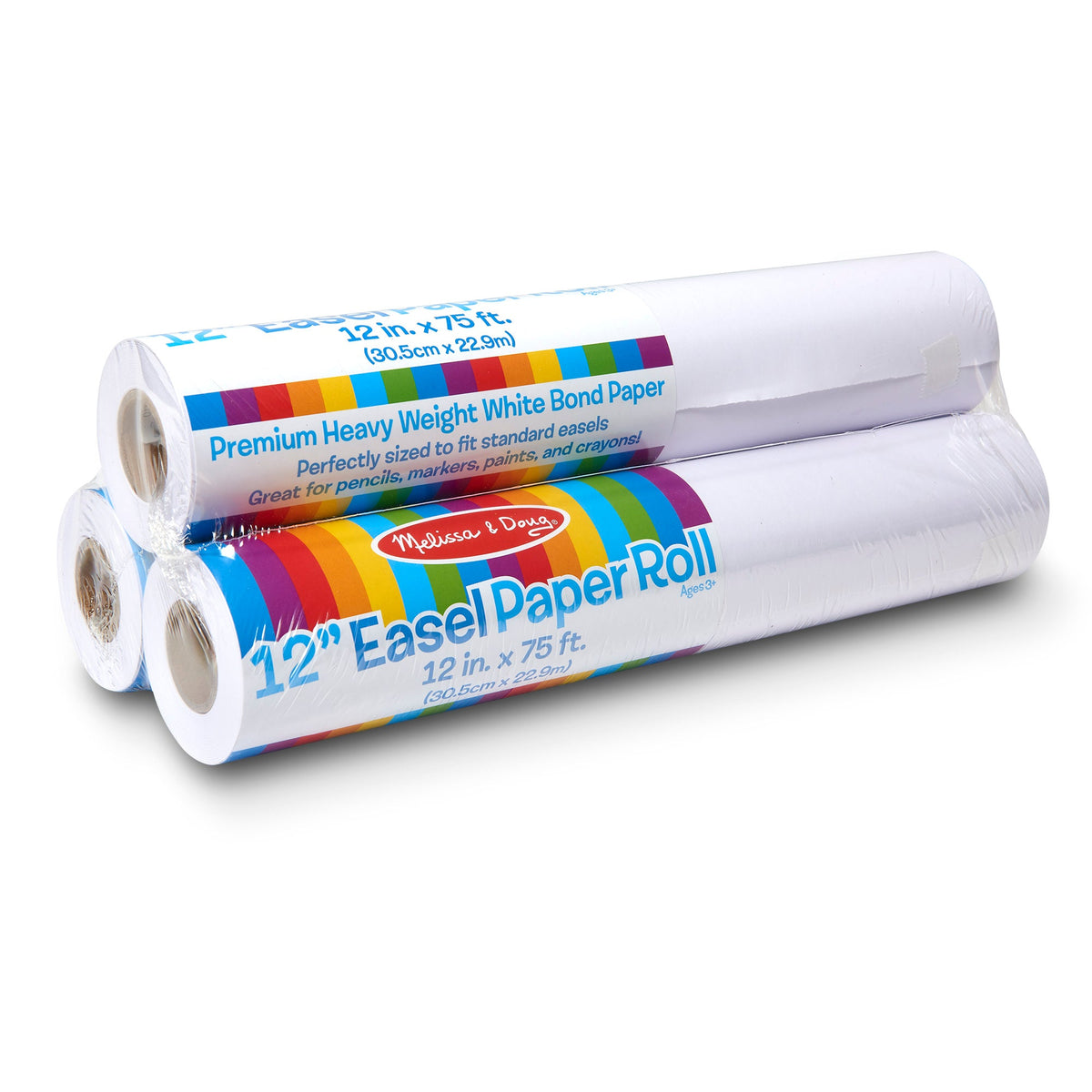 12-Inch Easel Paper Roll 3-Pack H3