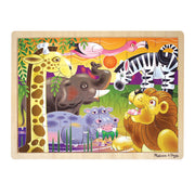African Plains Wooden Jigsaw Puzzle - 24 Pieces V2
