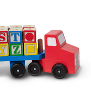 Alphabet Blocks Wooden Truck I6
