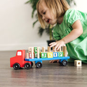 Alphabet Blocks Wooden Truck N4