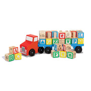 Alphabet Blocks Wooden Truck N4