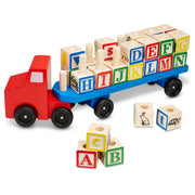 Alphabet Blocks Wooden Truck N4