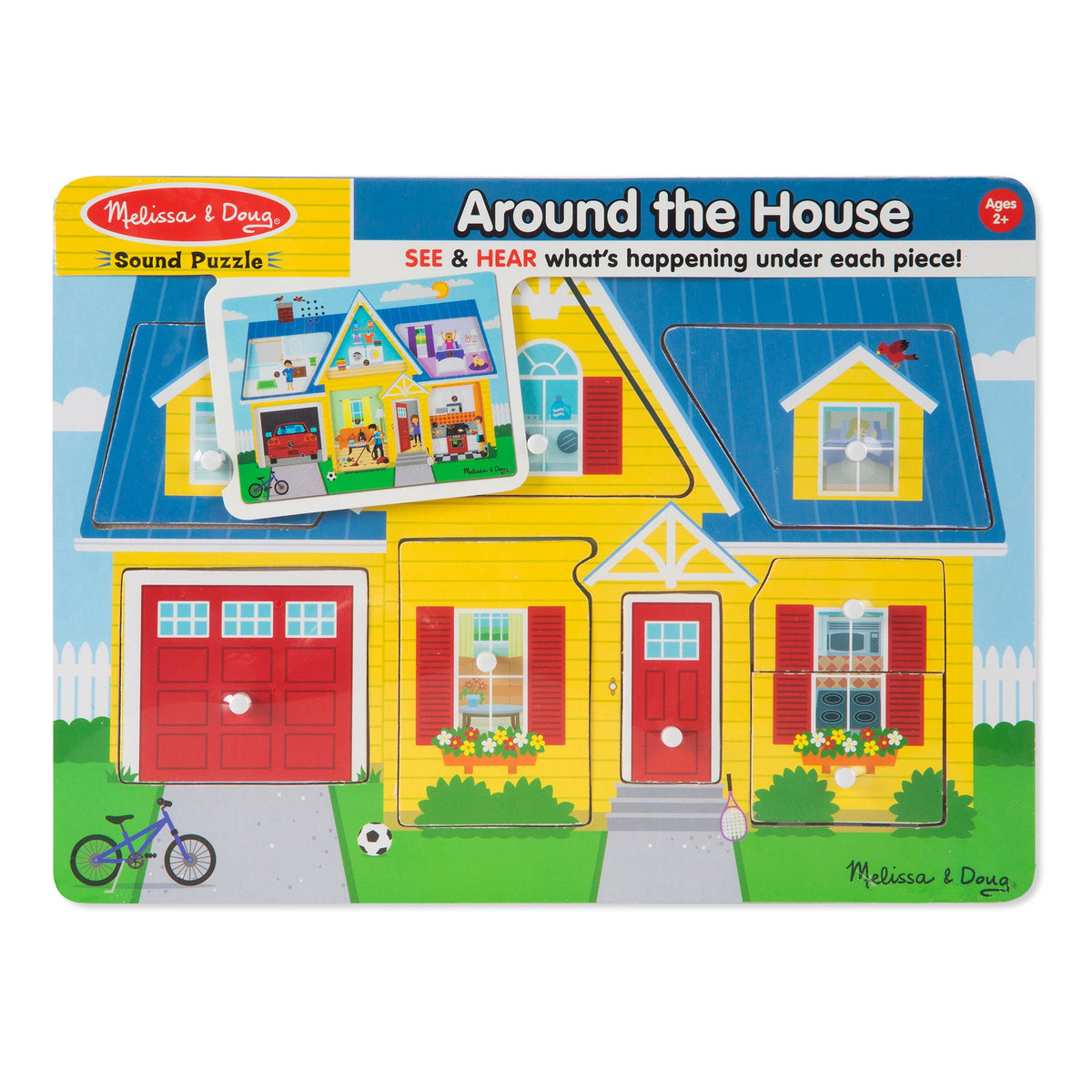 Around the House Sound Puzzle - 8 Pieces M2