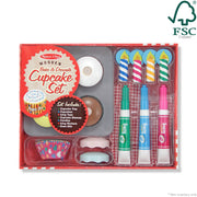 Bake & Decorate Wooden Cupcake Play Set K0
