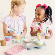 Bake & Decorate Wooden Cupcake Play Set K0
