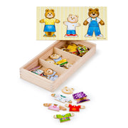 Bear Family Dress-Up Puzzle - 45 Pieces H8