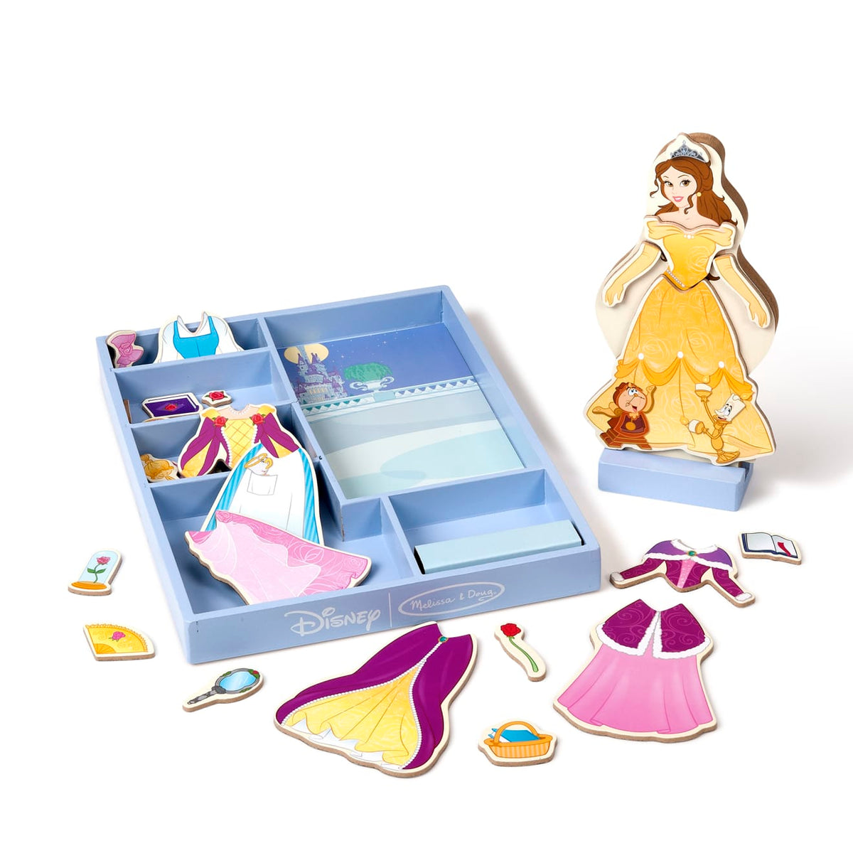 Belle Wooden Magnetic Dress-Up F5