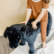 Black Lab Giant Stuffed Animal F2