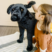 Black Lab Giant Stuffed Animal F2