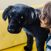 Black Lab Giant Stuffed Animal O1