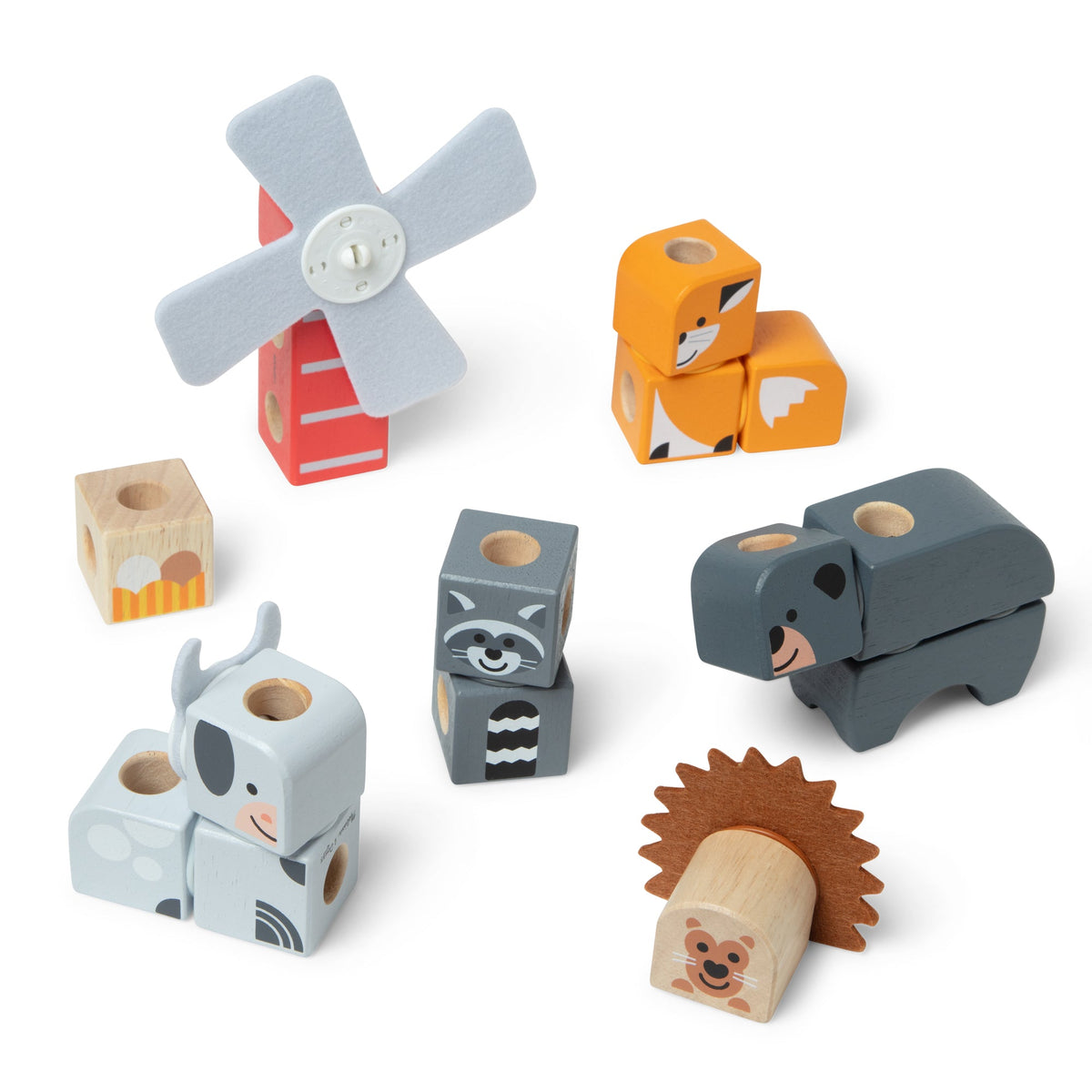 Blockables™ Play Sets Farm Friends and Woodland Friends 2-Pack Bundle Q9