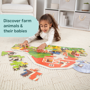 Busy Barn Shaped Floor Puzzle - 32 Pieces A2