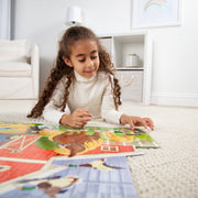 Busy Barn Shaped Floor Puzzle - 32 Pieces A2