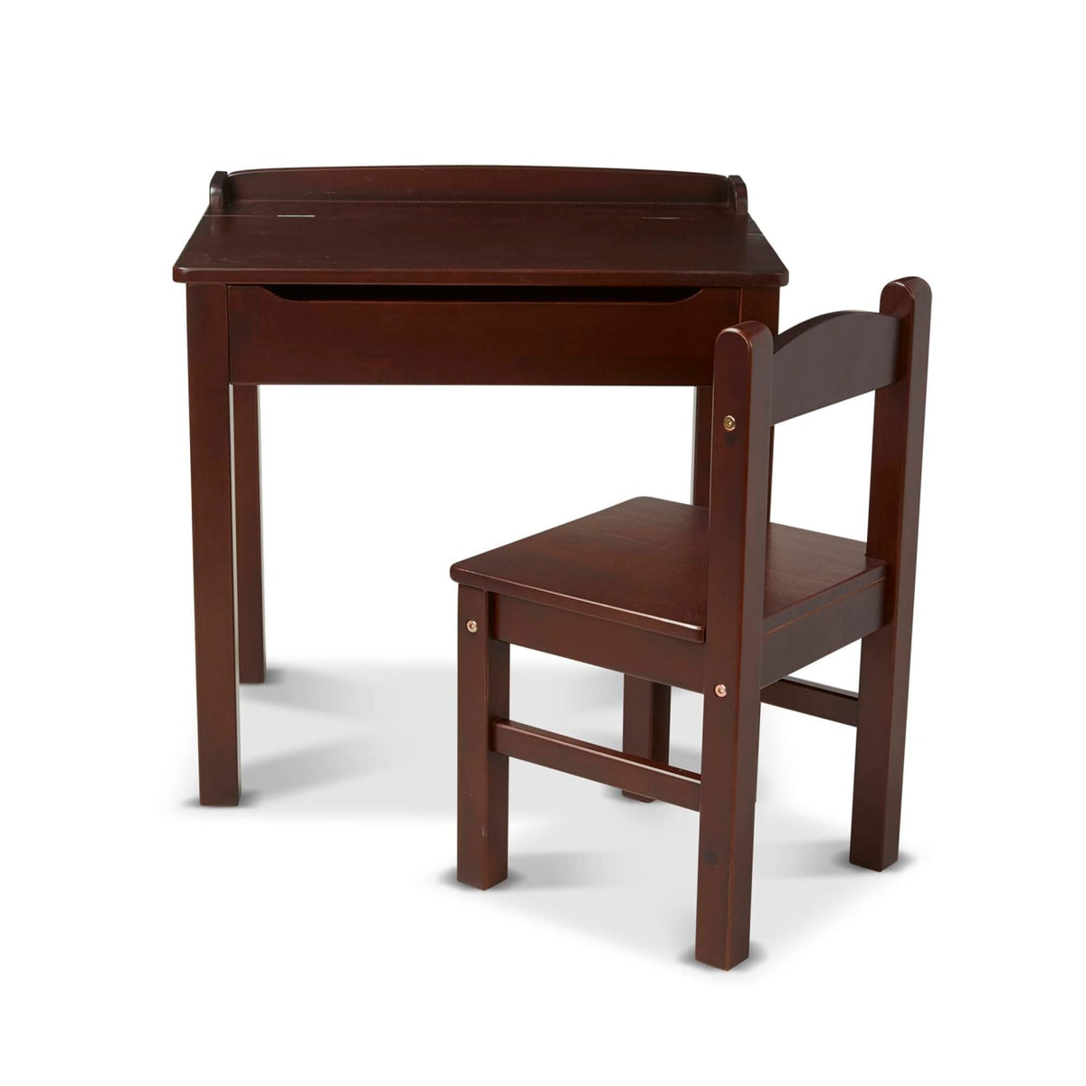Child's Lift-Top Desk & Chair - Espresso A9