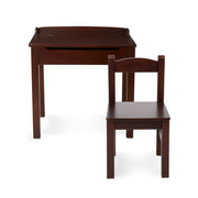Child's Lift-Top Desk & Chair - Espresso E0