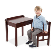 Child's Lift-Top Desk & Chair - Espresso E0