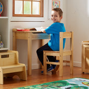 Child's Lift-Top Desk & Chair - Honey C6