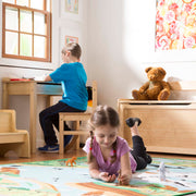 Child's Lift-Top Desk & Chair - Honey M3
