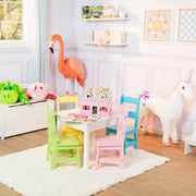 Child’s Crown Armchair – Pink Faux Leather A0