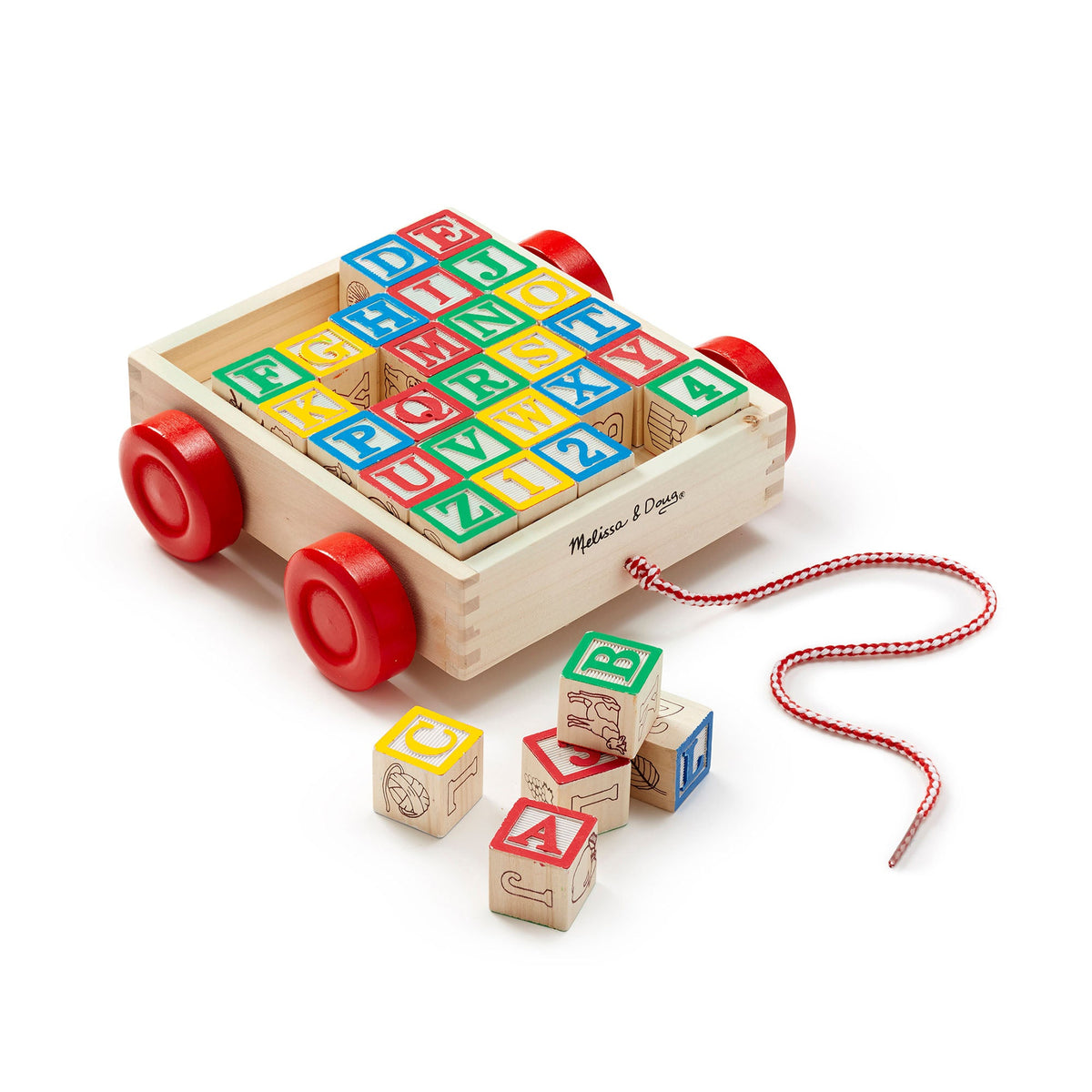 Classic ABC Block Cart B2