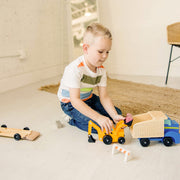 Classic Toy Dump Truck & Loader I7