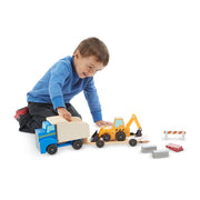 Classic Toy Dump Truck & Loader I7