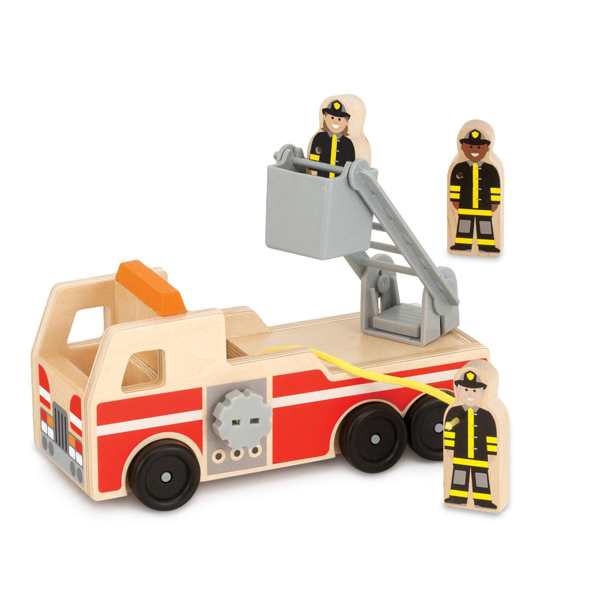 Classic Wooden Fire Truck Play Set K4