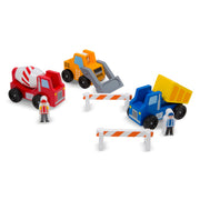 Classic Wooden Toy Construction Vehicle Set F2