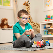 Classic Wooden Toy Construction Vehicle Set V4