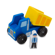 Classic Wooden Toy Construction Vehicle Set V4