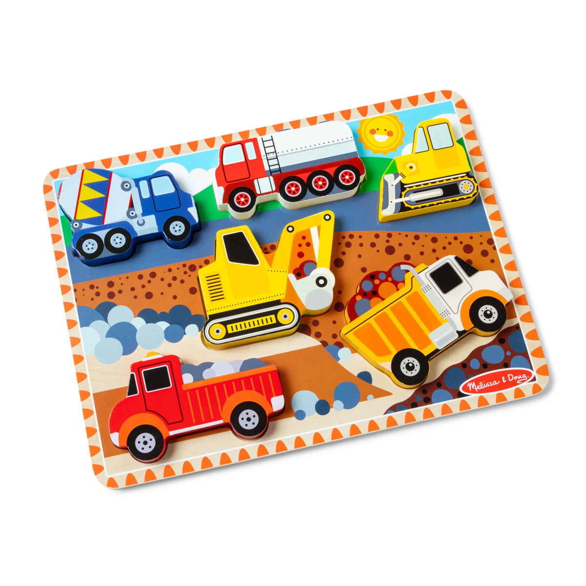 Construction Chunky Puzzle - 6 Pieces Z0