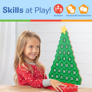 Countdown to Christmas Wooden Religious Advent Calendar E1
