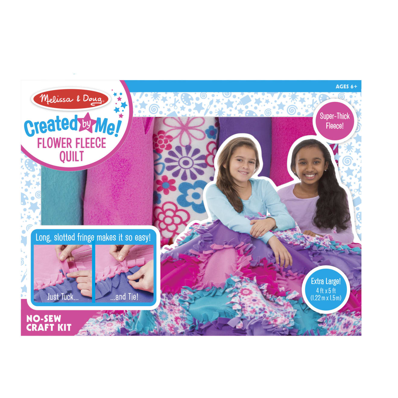 Created by Me! Flower Fleece Quilt O0