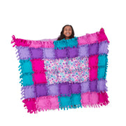 Created by Me! Flower Fleece Quilt O0