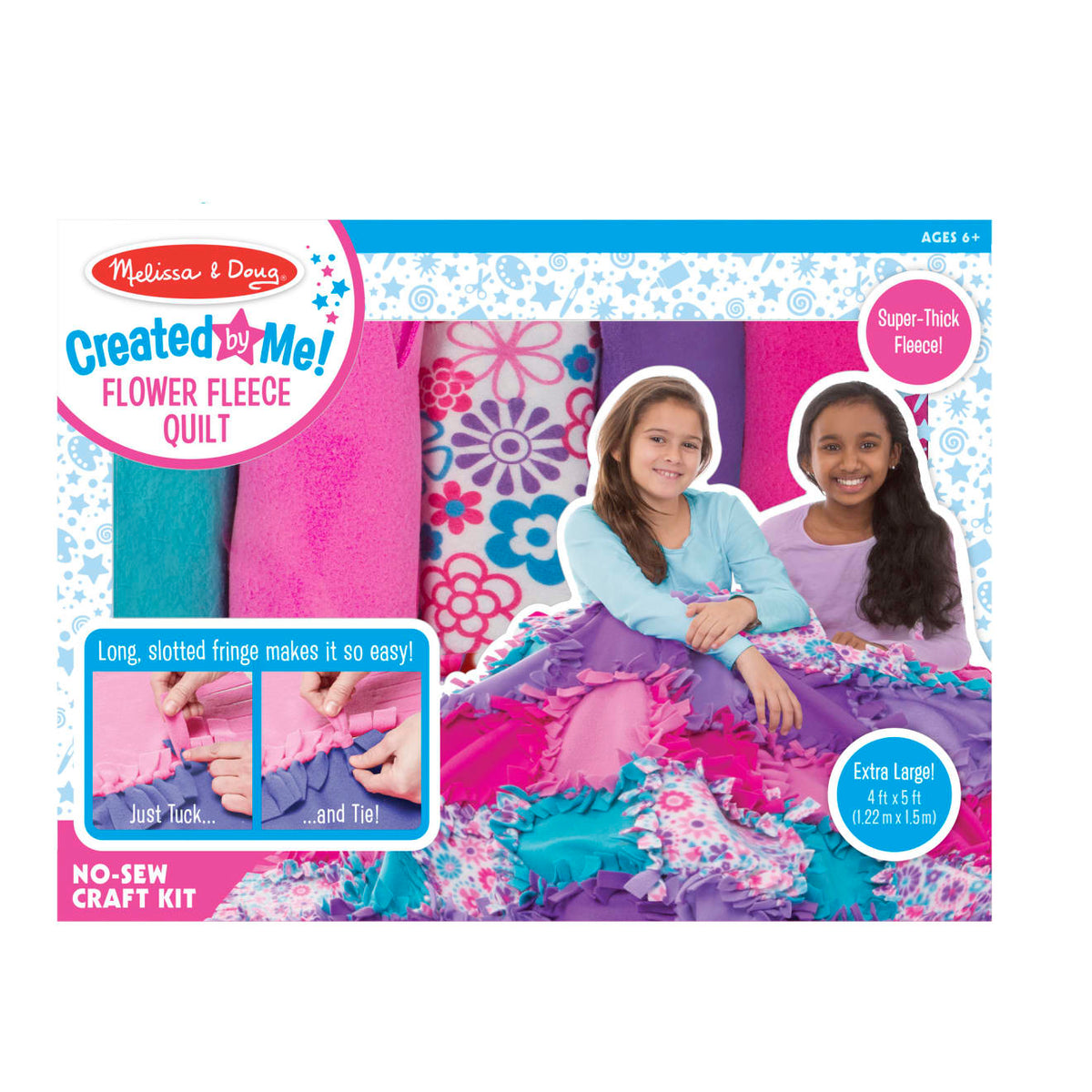 Created by Me! Flower Fleece Quilt W4