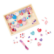 Created by Me! Heart Beads Wooden Bead Kit O0