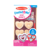Created by Me! Heart Magnets Wooden Craft Kit A4