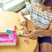 Created by Me! Heart Magnets Wooden Craft Kit A4