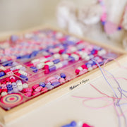 Created by Me! Sparkle & Shimmer Beads Wooden Bead Kit C7