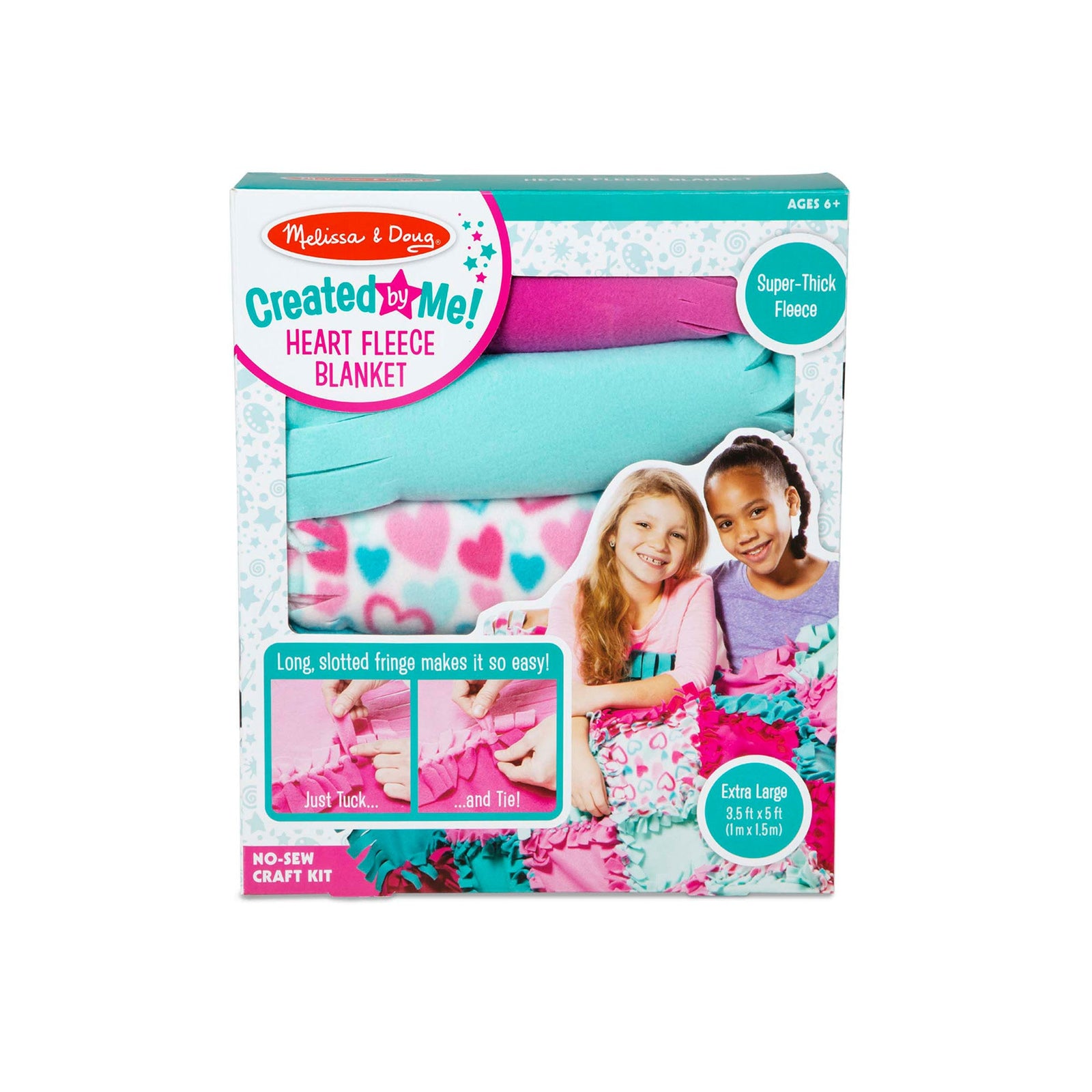 Created by Me!™ Heart Fleece Blanket No-Sew Craft Kit G7