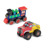 Created by Me!™ Vehicles Craft Kit 2-Pack: Monster Truck, Train W1
