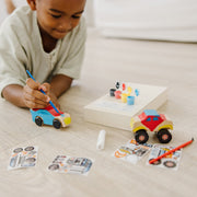 Created By Me!™ Vehicles Craft Kit 2-Pack: Race Car & Monster Truck Q4