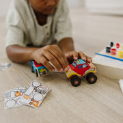 Created By Me!™ Vehicles Craft Kit 2-Pack: Race Car & Monster Truck Q4