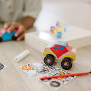 Created By Me!™ Vehicles Craft Kit 2-Pack: Race Car & Monster Truck Q4