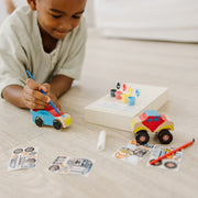 Created By Me!™ Vehicles Craft Kit 2-Pack: Race Car & Monster Truck Q4
