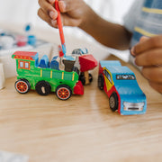 Createed by Me!™ Vehicle Craft Kit 3-Pack: Plane, Train, Race Car Q2