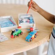 Createed by Me!™ Vehicle Craft Kit 3-Pack: Plane, Train, Race Car Q2