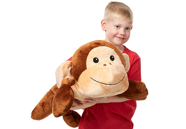 Cuddle Monkey Jumbo Plush Stuffed Animal M1