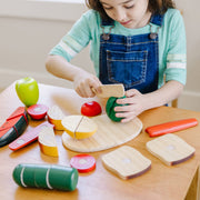 Cutting Food - Wooden Play Food I8